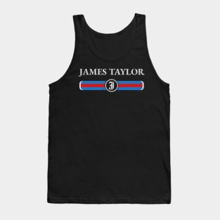 Graphic James Name Vintage Birthday Retro Gift Tank Top